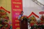 Bài phát biểu của Chủ tịch HĐHT Việt Nam tại lễ Khởi công xây dựng nhà thờ họ Trương Việt Nam