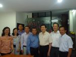 Đại diện Trương tộc phía Nam chúc tết chủ tịch nước.