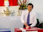Đồng chí Trương Tấn Sang tham gia thực hiện quyền và nghĩa vụ công dân